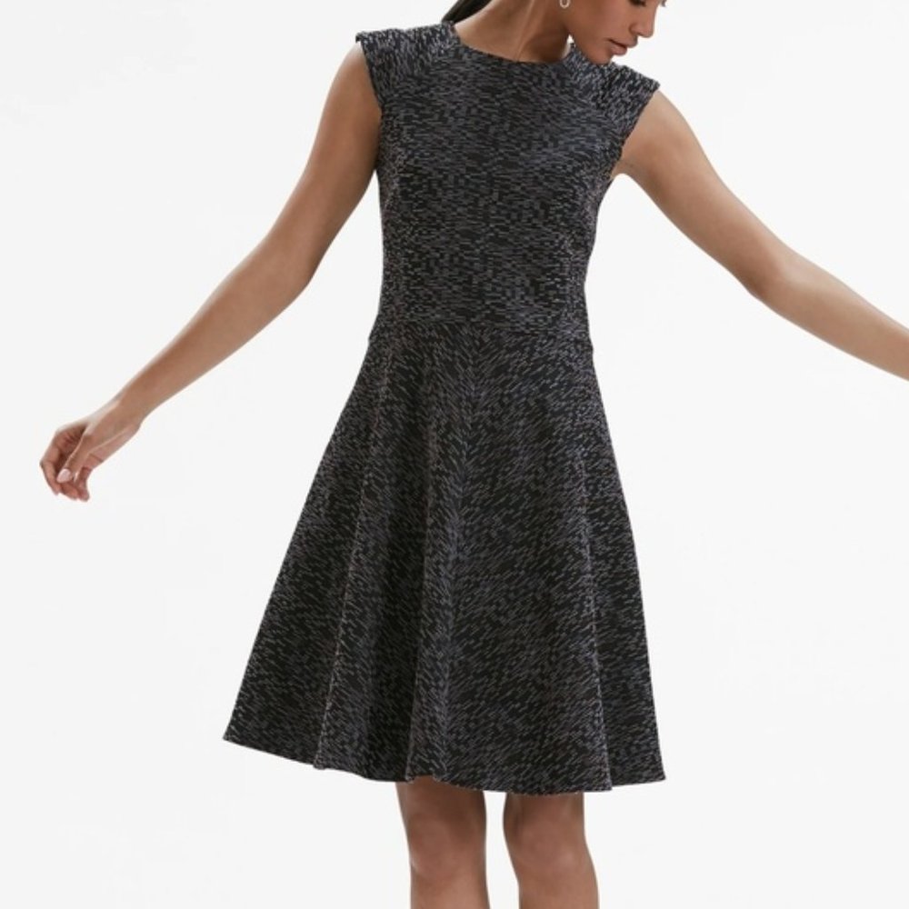 MM LAFLEUR Toi Dash Jacquard A-Line Dress sz 1X